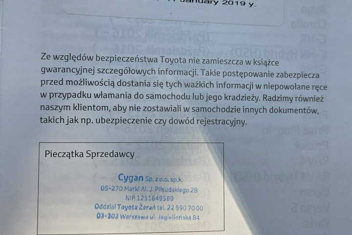 Toyota Auris 1.8 HSD 136KM Kamera Vat 23% zdjęcie 21