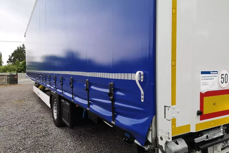 Krone MEGA / FIRANKA / 1 OŚ / DACH PODNOSZONY / IDEALNY STAN / zdjęcie 10