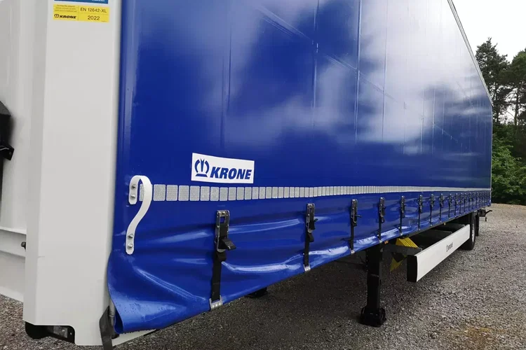 Krone MEGA / FIRANKA / 1 OŚ / DACH PODNOSZONY / IDEALNY STAN / zdjęcie 9