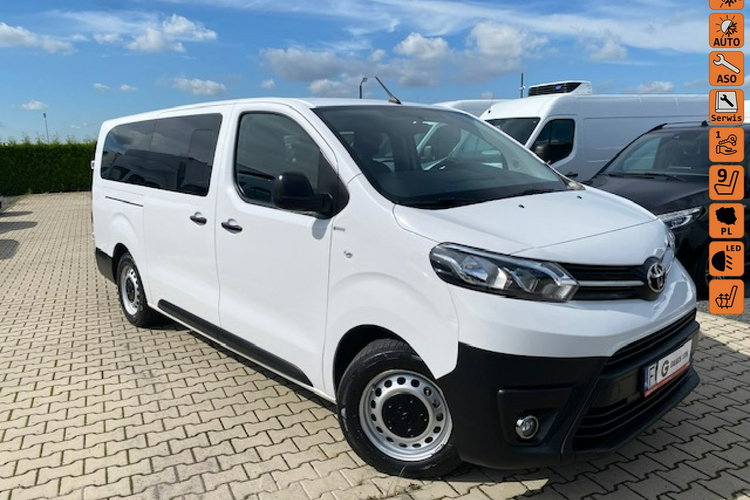 Toyota ProAce SALON PL / L2H1 - Długi / 9 osób / 2 x KLIMA PRZÓD + TYŁ / GWARANCJA zdjęcie 1