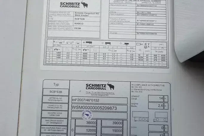Schmitz CHŁODNIA / TK SLX SPECTRUM / MULTITEMPERATURA / 3800 MTH zdjęcie 11
