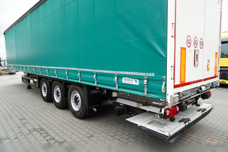Schmitz -CARGOBULL / FIRANKA / STANDARD / DWIE OSIE PODNOSZONE /  WINDA ZAŁADOWCZA  - 2 000KG  / 2015 zdjęcie 11
