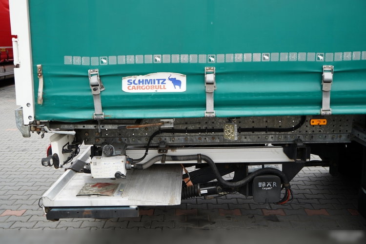 Schmitz -CARGOBULL / FIRANKA / STANDARD / DWIE OSIE PODNOSZONE /  WINDA ZAŁADOWCZA  - 2 000KG  / 2015 zdjęcie 14