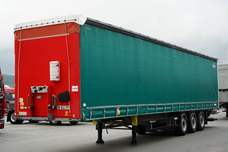 Schmitz -CARGOBULL / FIRANKA / STANDARD / DWIE OSIE PODNOSZONE /  WINDA ZAŁADOWCZA  - 2 000KG  / 2015 zdjęcie 3