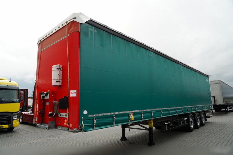 Schmitz -CARGOBULL / FIRANKA / STANDARD / DWIE OSIE PODNOSZONE /  WINDA ZAŁADOWCZA  - 2 000KG  / 2015 zdjęcie 4