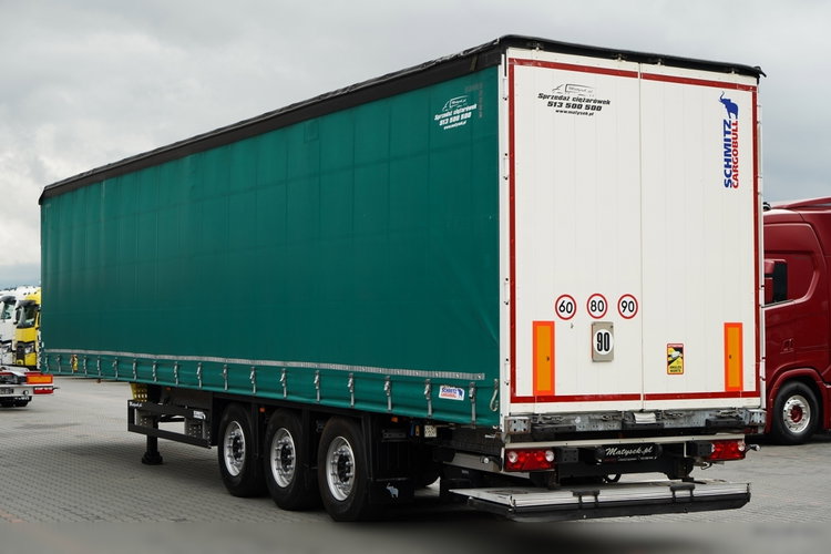 Schmitz -CARGOBULL / FIRANKA / STANDARD / DWIE OSIE PODNOSZONE /  WINDA ZAŁADOWCZA  - 2 000KG  / 2015 zdjęcie 6