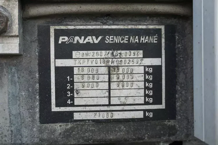 PANAV TANDEM / DŁ. 8.35 M / FIRANKA / 20 PALET zdjęcie 11