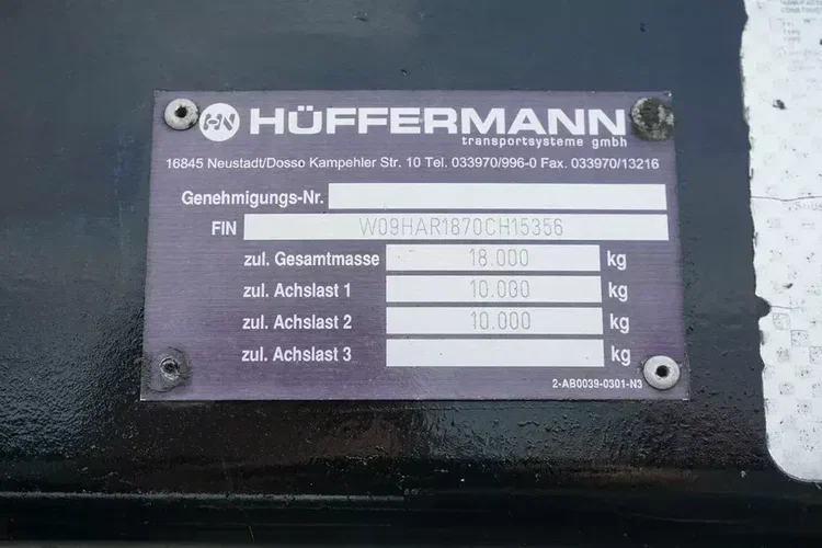 Huffermann / HAR 18.70 / DO HAKOWCA zdjęcie 11