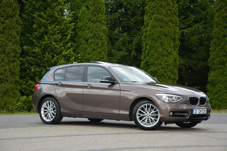 BMW 120 2.0d(184KM) Sport Bi-xenon Ringi Navi Professional 2xParktr. Szyber zdjęcie 12