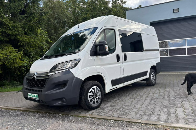 Citroen Jumper 2.2 150KM 2014 L2H2 Brygadówka 7 osobowy Tempomat zdjęcie 1