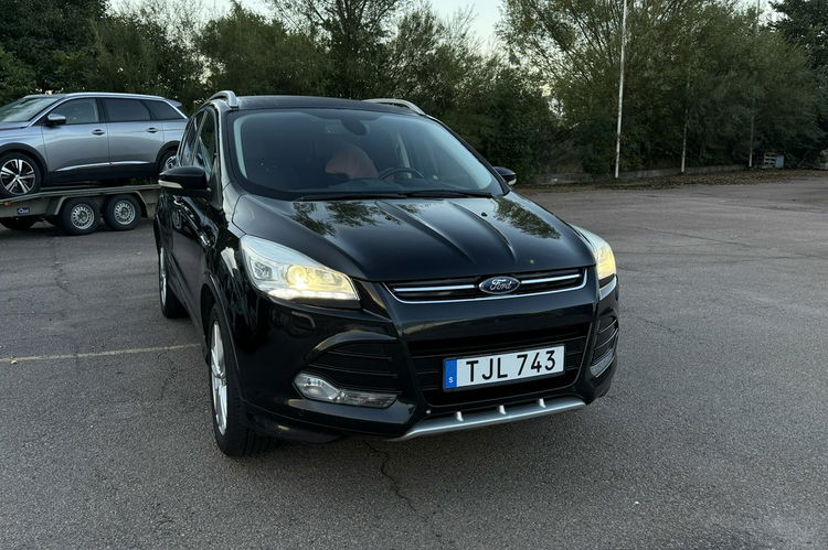 Ford Kuga 2.0tdci AWD titanium + ledy skóry full serwis bezwypadkowy 1.r.gwaranc zdjęcie 7