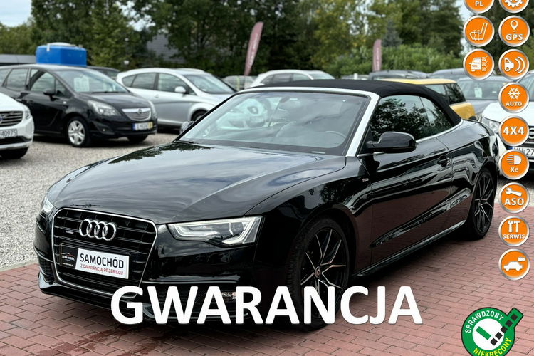 Audi A5 Gwarancja, Cabrio, Automat, S-Line, Wypas, Quattro zdjęcie 1