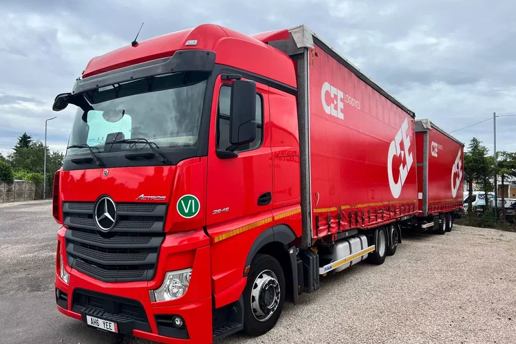 Mercedes ACTROS MP5 euro6 6x2 jumbo zestaw 120m 38palet zdjęcie 5