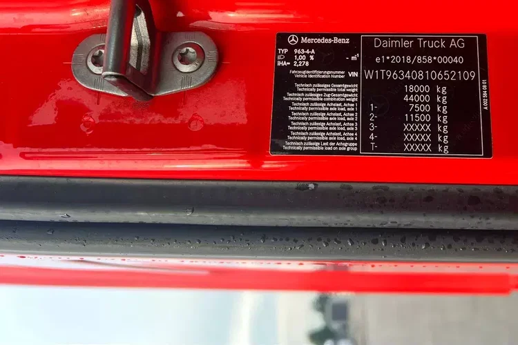 Mercedes ACTROS L prokontraktowy zdjęcie 15