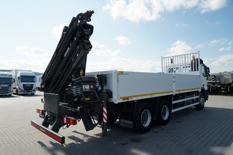 Mercedes ACTROS 2636 / 6x4 / SKRZYNIOWY 7 M + HDS HIAB 211-  WYSÓW 12.6 M / MOCNA PODŁOGA / STEROWANIE RADIOWE / ROTATOR / SPROWADZONY zdjęcie 14