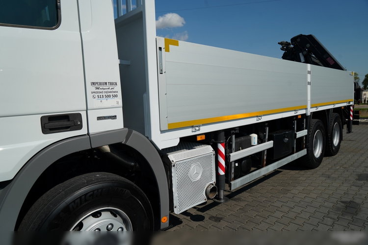 Mercedes ACTROS 2636 / 6x4 / SKRZYNIOWY 7 M + HDS HIAB 211-  WYSÓW 12.6 M / MOCNA PODŁOGA / STEROWANIE RADIOWE / ROTATOR / SPROWADZONY zdjęcie 20