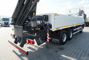 Mercedes ACTROS 2636 / 6x4 / SKRZYNIOWY 7 M + HDS HIAB 211-  WYSÓW 12.6 M / MOCNA PODŁOGA / STEROWANIE RADIOWE / ROTATOR / SPROWADZONY zdjęcie 23