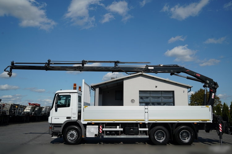 Mercedes ACTROS 2636 / 6x4 / SKRZYNIOWY 7 M + HDS HIAB 211-  WYSÓW 12.6 M / MOCNA PODŁOGA / STEROWANIE RADIOWE / ROTATOR / SPROWADZONY zdjęcie 3