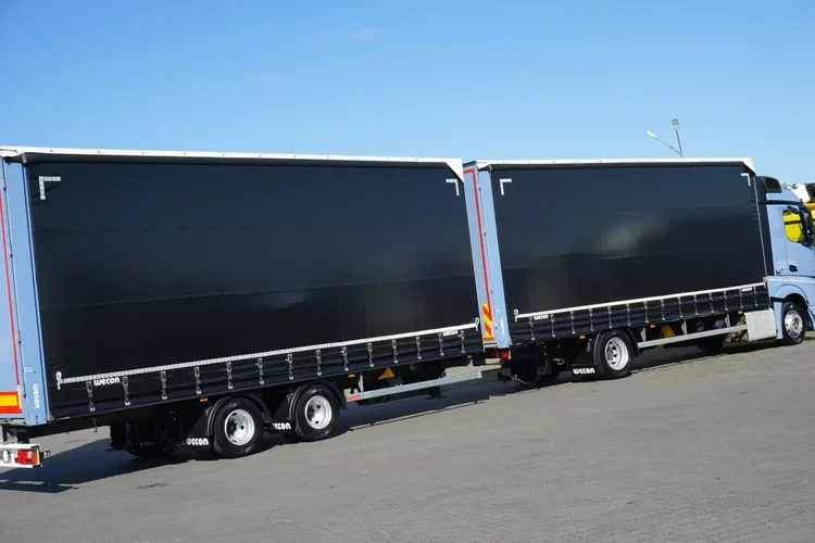 Mercedes ACTROS / 1843 / ACC / EURO 6 / ZESTAW PRZESTRZENNY 120 M3 / ŁAD. 20 420 KG zdjęcie 10
