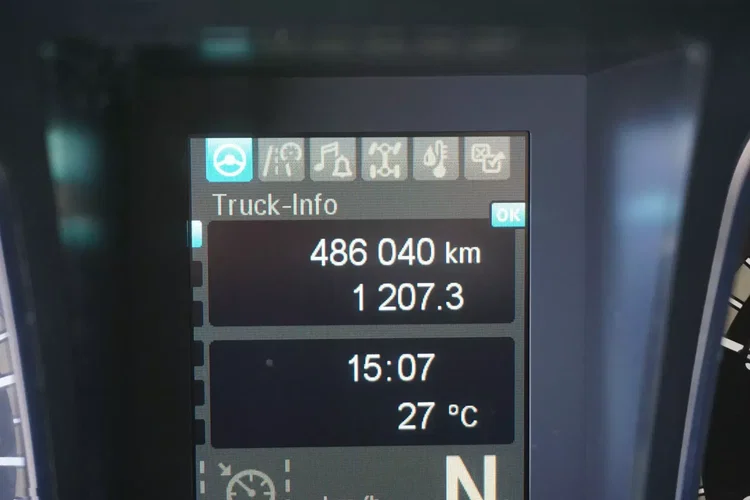 Mercedes ACTROS / 1843 / ACC / EURO 6 / ZESTAW PRZESTRZENNY 120 M3 / ŁAD. 20 420 KG zdjęcie 12