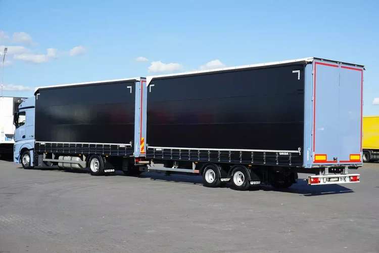Mercedes ACTROS / 1843 / ACC / EURO 6 / ZESTAW PRZESTRZENNY 120 M3 / ŁAD. 20 420 KG zdjęcie 6