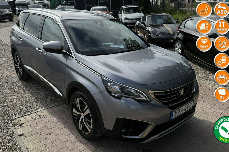 Peugeot 5008 1.6 hdi automat 7.osb. Ledy pół skóry Navi bezwypadkowy full serwis gw zdjęcie 1