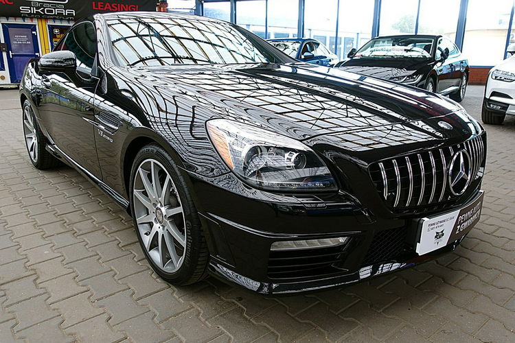 Mercedes SLK 55 AMG 55 AMG V8 422KM 1Właściciel BEZWYPADKOWY Skóra BI-Xenon zdjęcie 58
