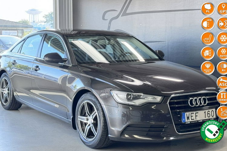 Audi A6 2.0tdi 177KM ledy bi xenon fotele sport mały przebieg 160 tys serwis zdjęcie 1