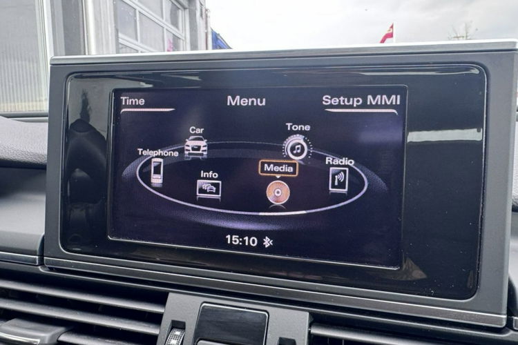 Audi A6 2.0tdi 177KM ledy bi xenon fotele sport mały przebieg 160 tys serwis zdjęcie 15