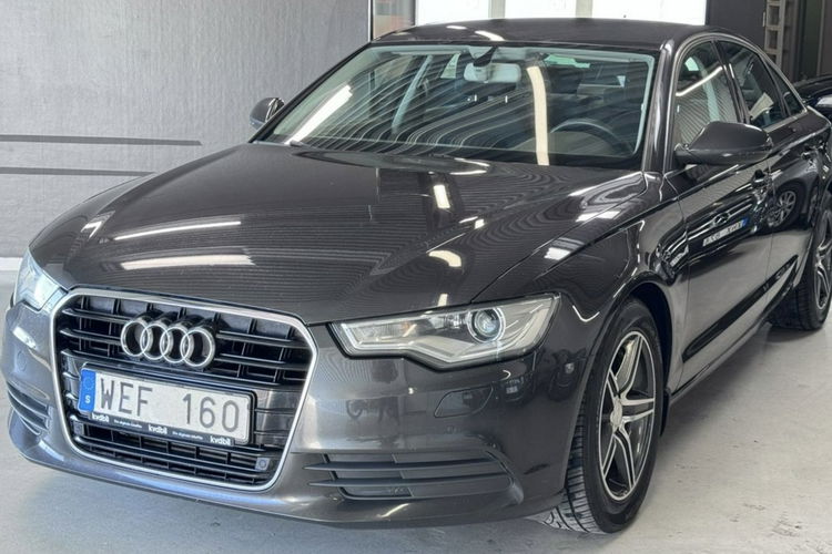 Audi A6 2.0tdi 177KM ledy bi xenon fotele sport mały przebieg 160 tys serwis zdjęcie 4