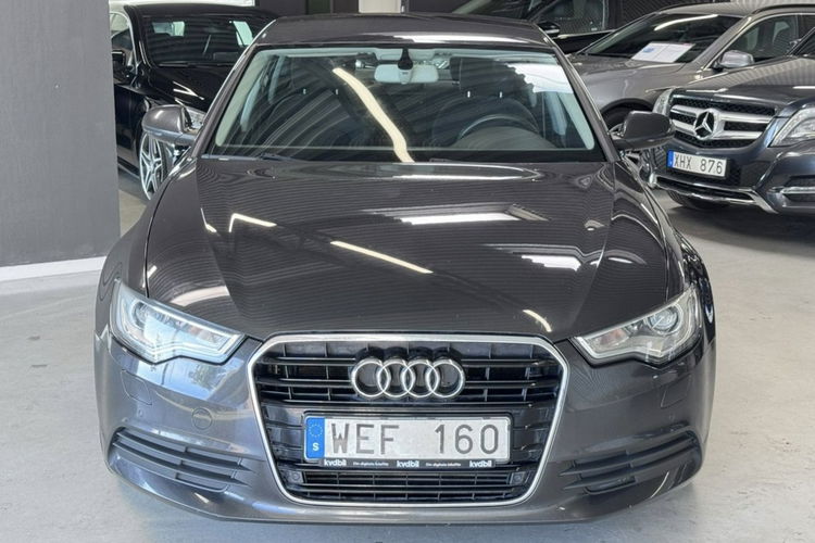 Audi A6 2.0tdi 177KM ledy bi xenon fotele sport mały przebieg 160 tys serwis zdjęcie 5