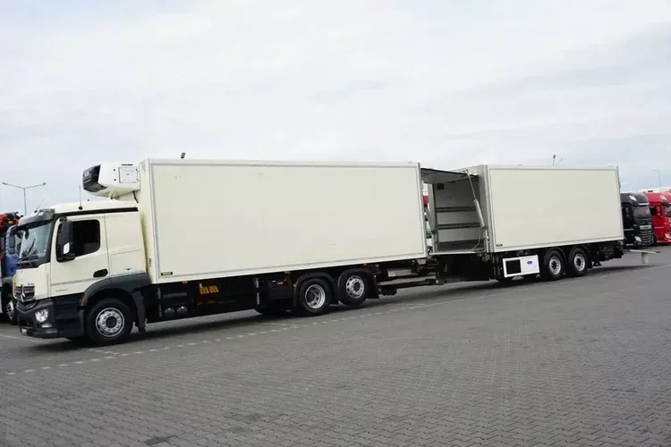 Mercedes ACTROS / 2540 / ACC / E 6 / ZESTAW PRZEJAZDOWY / CHŁODNIA + WINDA / 38 PALET zdjęcie 21