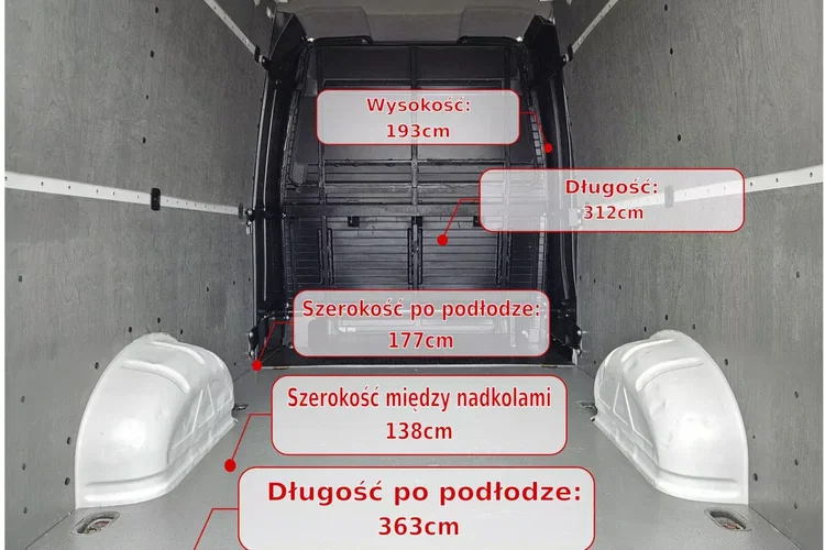 Volkswagen Crafter L3H2 109900zł NETTO Brygadówka 7 osób 2.0TDi/140KM zdjęcie 18