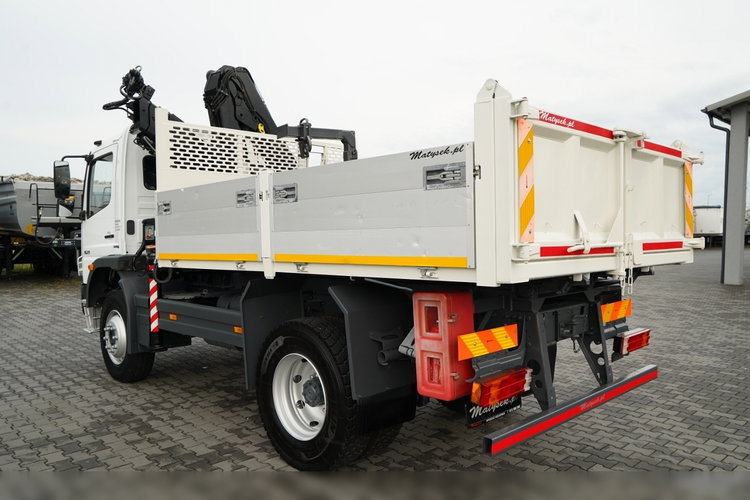 Mercedes -BENZ ATEGO 1629 / 4x4 / WYWROTKA + HDS HIAB 111 B-3  / PILOT /  ROTATOR / WIDŁY DO PALET / MANUAL  zdjęcie 11