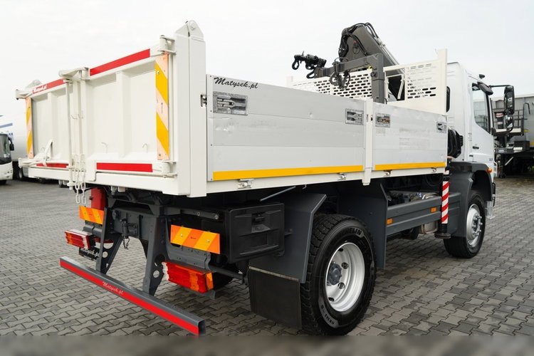 Mercedes -BENZ ATEGO 1629 / 4x4 / WYWROTKA + HDS HIAB 111 B-3  / PILOT /  ROTATOR / WIDŁY DO PALET / MANUAL  zdjęcie 12
