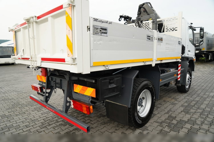 Mercedes -BENZ ATEGO 1629 / 4x4 / WYWROTKA + HDS HIAB 111 B-3  / PILOT /  ROTATOR / WIDŁY DO PALET / MANUAL  zdjęcie 20