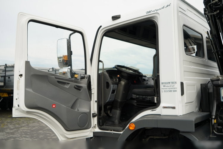 Mercedes -BENZ ATEGO 1629 / 4x4 / WYWROTKA + HDS HIAB 111 B-3  / PILOT /  ROTATOR / WIDŁY DO PALET / MANUAL  zdjęcie 33