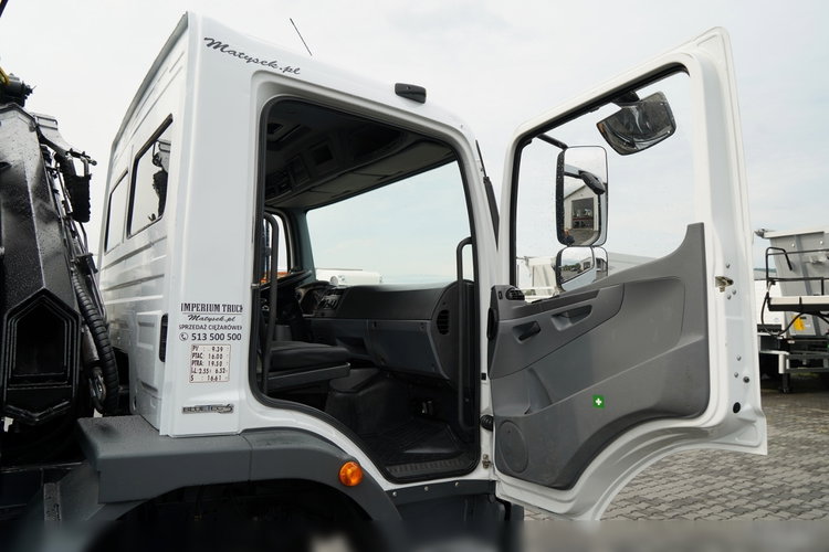 Mercedes -BENZ ATEGO 1629 / 4x4 / WYWROTKA + HDS HIAB 111 B-3  / PILOT /  ROTATOR / WIDŁY DO PALET / MANUAL  zdjęcie 47