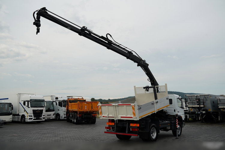 Mercedes -BENZ ATEGO 1629 / 4x4 / WYWROTKA + HDS HIAB 111 B-3  / PILOT /  ROTATOR / WIDŁY DO PALET / MANUAL  zdjęcie 5