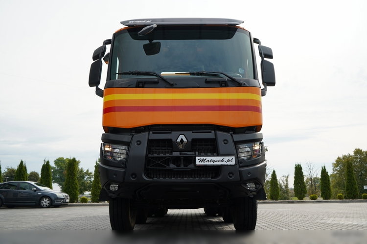 Renault K 480 / 8x4 / WYWROTKA DWUSTRONNA / HYDROBURTA / KLAPODRZWI  / SPROWADZONY / PO KONTRAKCIE SERWISOWYM zdjęcie 23