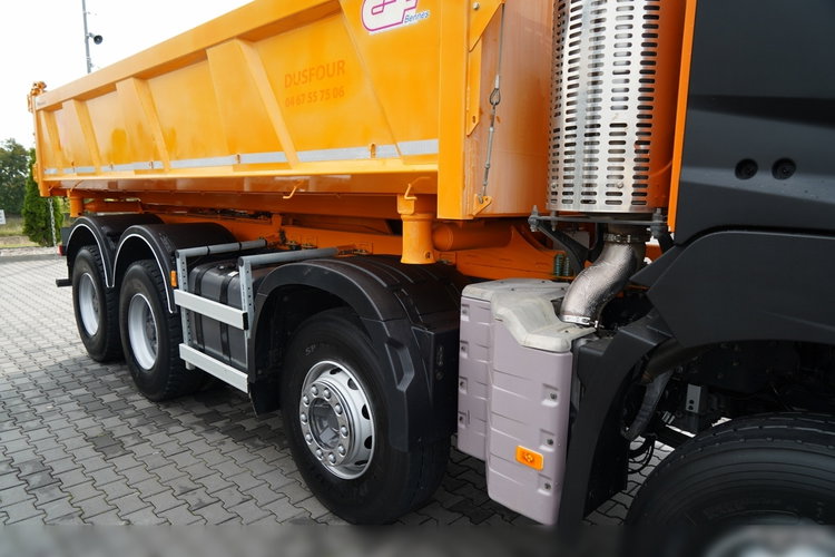 Renault K 480 / 8x4 / WYWROTKA DWUSTRONNA / HYDROBURTA / KLAPODRZWI  / SPROWADZONY / PO KONTRAKCIE SERWISOWYM zdjęcie 29