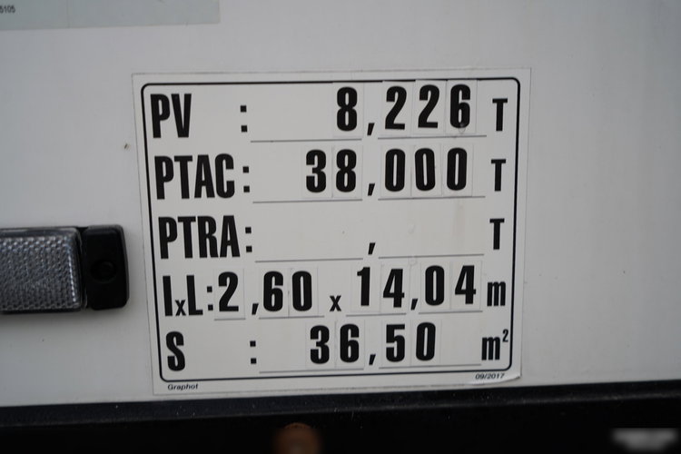 Krone CHŁODNIA / THERMO KING SLXi 400 / 2019 ROK / DOPPELSTOCK / KOSZ NA PALETY / SPROWADZONA zdjęcie 28