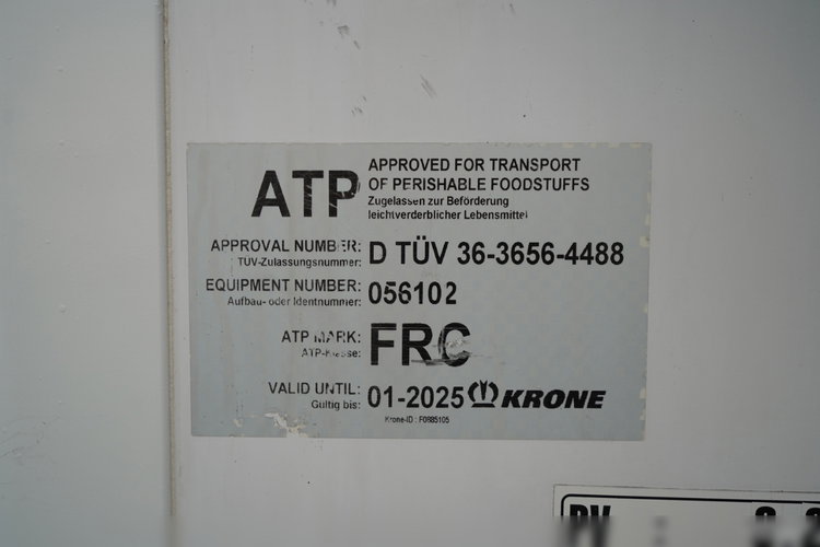 Krone CHŁODNIA / THERMO KING SLXi 400 / 2019 ROK / DOPPELSTOCK / KOSZ NA PALETY / SPROWADZONA zdjęcie 29