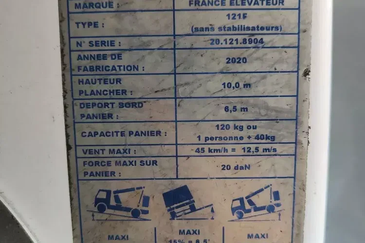 Renault MASTER / PODNOŚNIK KOSZOWY / ZWYŻKA 12M / zdjęcie 18