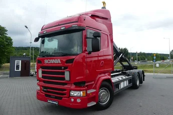Scania R 490 / 6x2 / HAKOWIEC / HIAB MULTILIFT / RETARDER / EURO 6 /