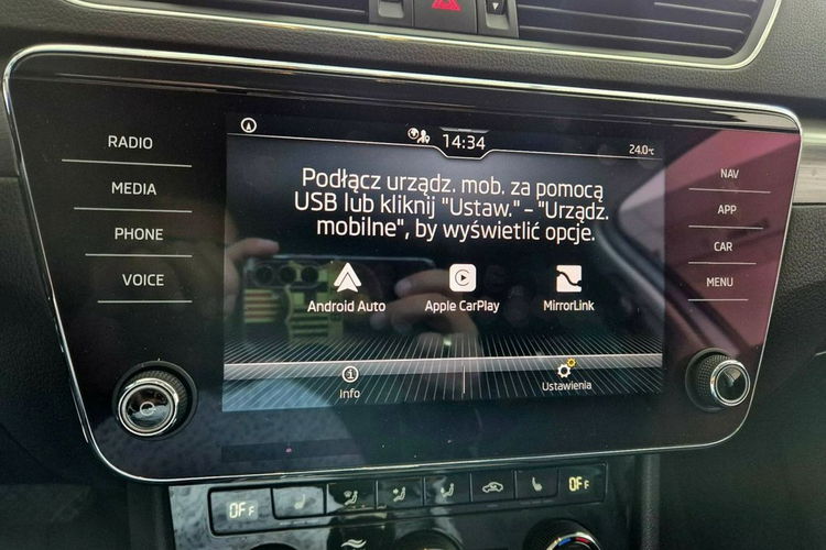 Skoda Superb Salon PL, 1wł, Full ASO, Rok Gwarancji, Dealer Skody FV zdjęcie 21
