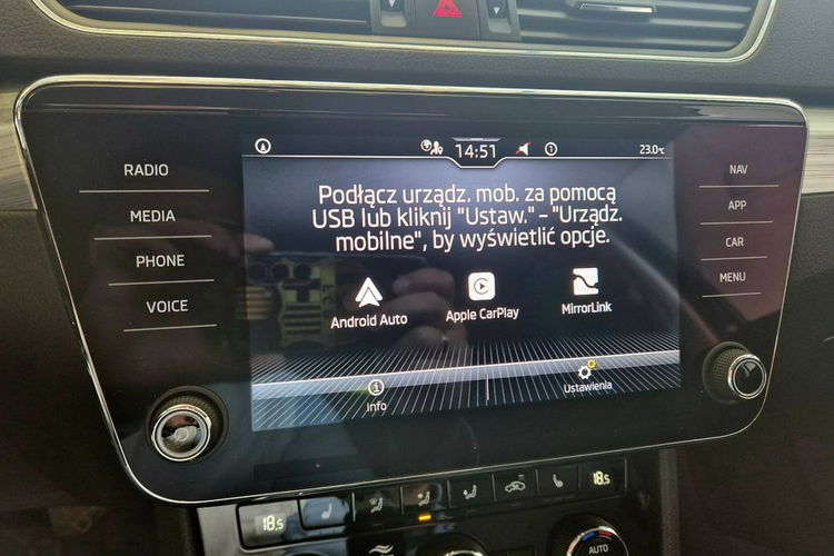 Skoda Superb 1szy wł, full aso, bezwypadkowy, Gwarancja, VAT 23% Dealer Skody zdjęcie 20