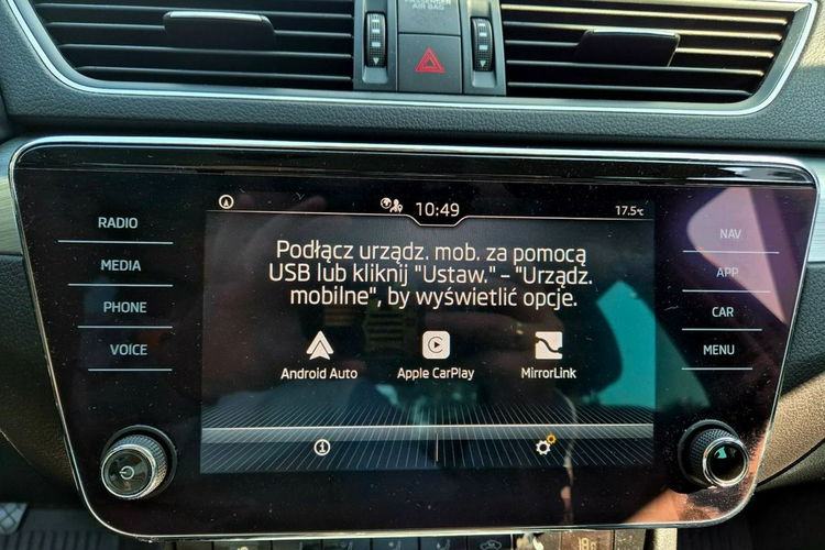 Skoda Superb Salon PL 1wł serwis ASO bezwypadkowy Rok Gwarancji zdjęcie 19