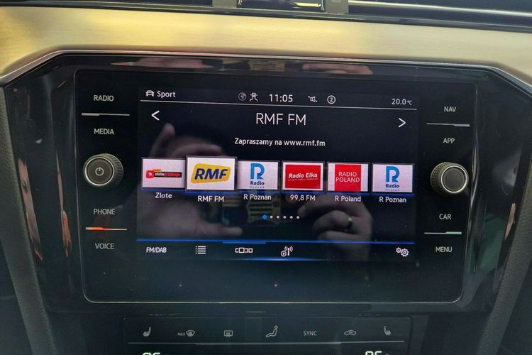 Volkswagen Passat Salon PL 1wł, bezwypadkowy, 200 KM, serwis ASO, FV23% zdjęcie 18