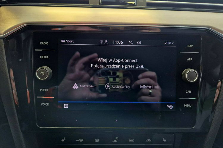 Volkswagen Passat Salon PL 1wł, bezwypadkowy, 200 KM, serwis ASO, FV23% zdjęcie 19